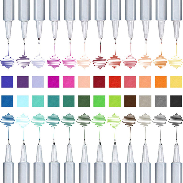 Stationery Island Coloured Fineliner Pens Set of 24
