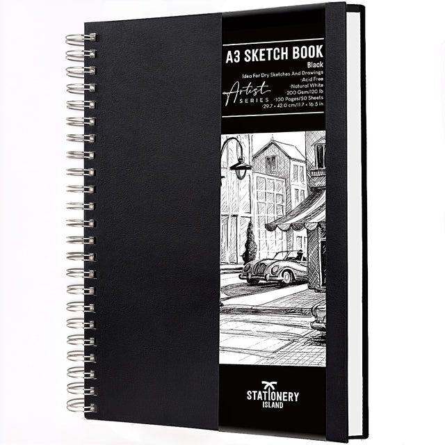 Artist Grade Sketchbook - 200gsm, 100 Pages — A3