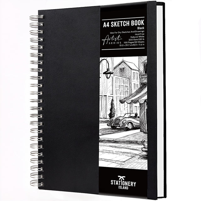 Artist Grade Sketchbook - 200gsm, 100 Pages — A4