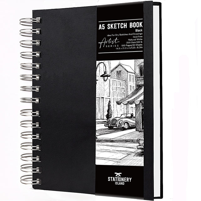 Artist Grade Sketchbook - 200gsm, 100 Pages — A5