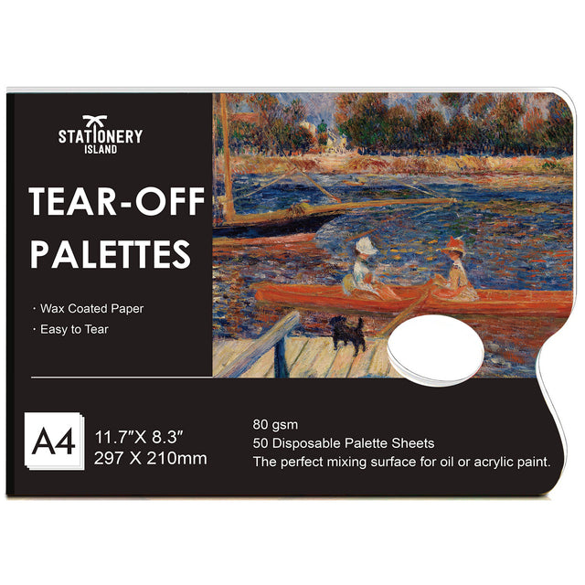 Tear-Off Palette Paper - A4, 100 Sheets — A4 - 100 Sheets