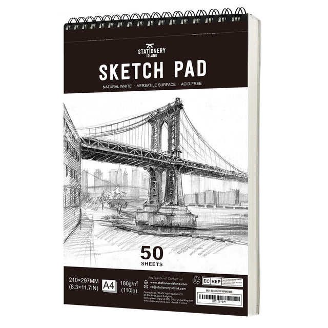 Sketchbook - 180gsm, 50 Sheets — A4