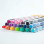 18 assorted colours of the 0.7mm erasable pens - Stationery Island
