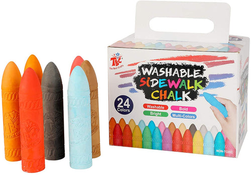 TBC washable sidewalk chalk in a set of 24 - Stationery Island