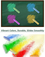 The TBC washable sidewalk chalk set of 48 has vibrant colours, they're durable and they glide smoothly - Stationery Island