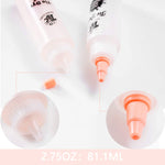 Each bottle from the tie dye art party kit holds about 81.1ml of water - Stationery Island