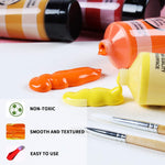 Description of paint being non-toxic, smooth and textured but also easy to use - Stationery Island 