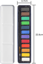 Measurements of the creative collection watercolour paint set that has 12 colours - Stationery Island