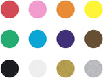 12 different colours of acrylic paint pens placed on a white background - Stationery Island