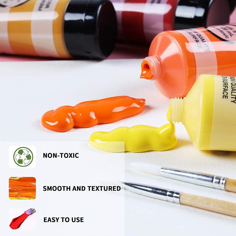 TBC Acrylic Paint Set - 12 Colours