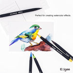 A picture of a bird created using ezigoo brush pens - Stationery Island 