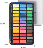 Measurements of the creative collection watercolour paint set that has 36 colours - Stationery Island
