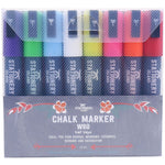 Wet Wipe W60 Chalk Pens - 6mm Chisel Nib - Pack of 8