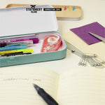 A 5m x 5mm correction tape roller mouse inside a stationery case - Stationery Island 