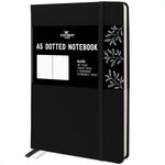 A black A5 dotted notebook, bullet journal - Stationery Island