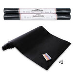 A pack of 2 rolls of 43cm x 210cm chalkboard sticker with 5 chalk pieces - Stationery Island 