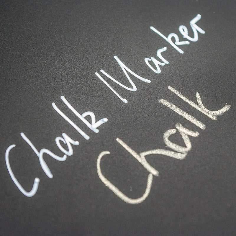 The words chalk marker chalk written on the chalkboard sticker - Stationery Island
