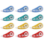 Pack of 12 correction tape roller mouse that are 5m x 5mm - Stationery Island 
