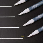 White Wet Wipe W30 Chalk Pens - 3mm Fine Nib - Pack of 4