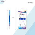 Measurements of the Ezigoo erasable pens and the box packaging - Stationery Island