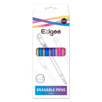 A pack of 6 assorted Ezigoo erasable pens - Stationery Island