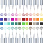 24 shades of coloured fineliner pens - Stationery Island
