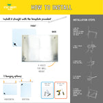 Magnetic Glass Board | 60 x 45cm | White