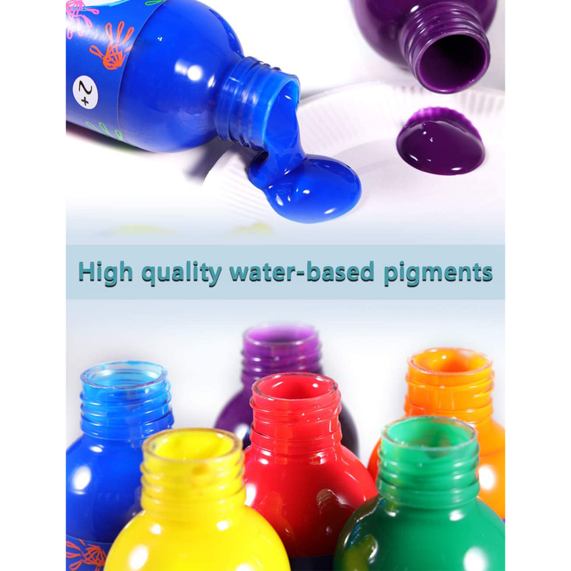 The TBC washable finger paints is of high quality and has water based pigments - Stationery Island