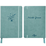 The front and book of the Nicole Grace A5 dotted notebook, bullet journal - Stationery Island