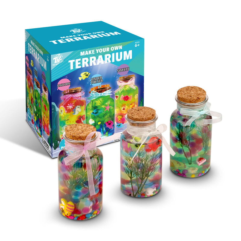 A TBC make your own terrarium with 3 different ones to make - Stationery Island 