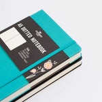 The teal A5 dotted notebook with accessories, bullet journal - Stationery Island
