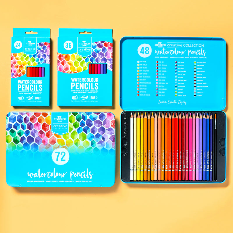 Watercolour Pencils - Set of 48