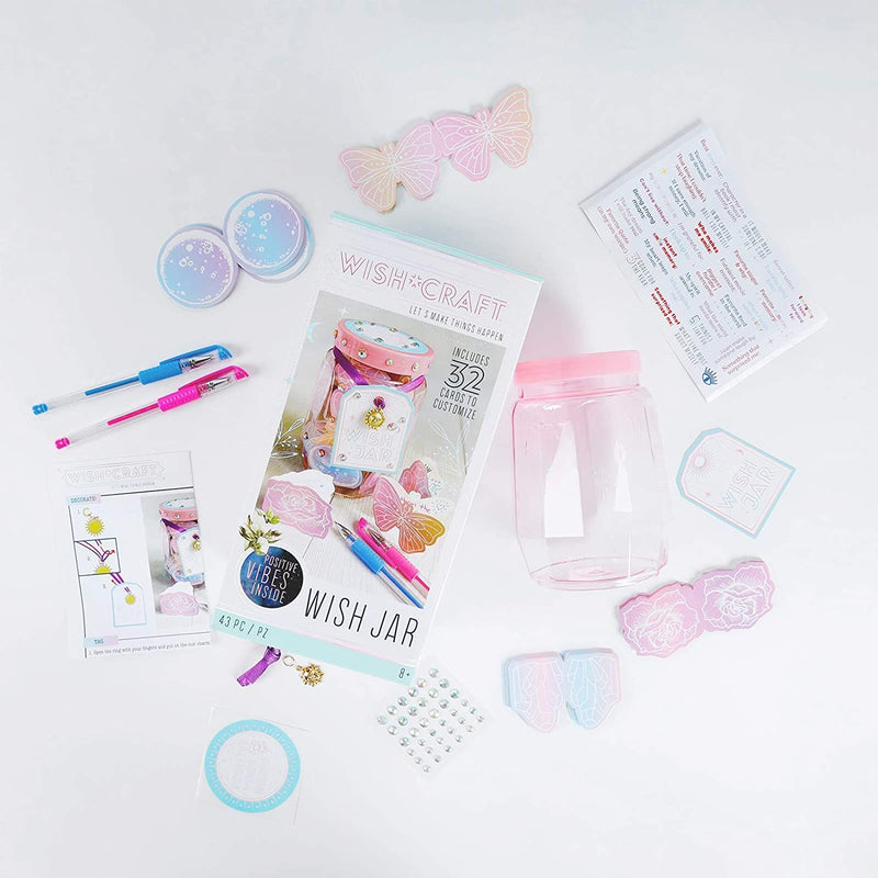 Items included with the TBC create your own wish jar - Stationery Island
