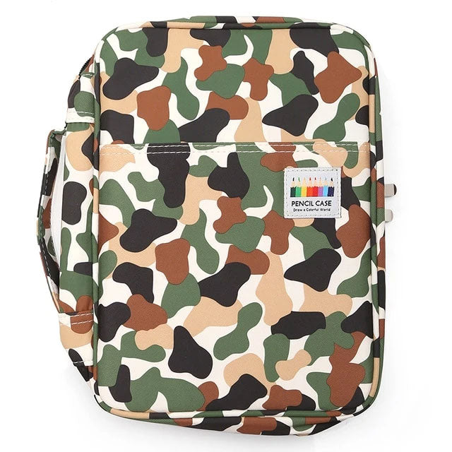 A camouflage  Dainyaw travellers patterned pencil case - Stationery Island