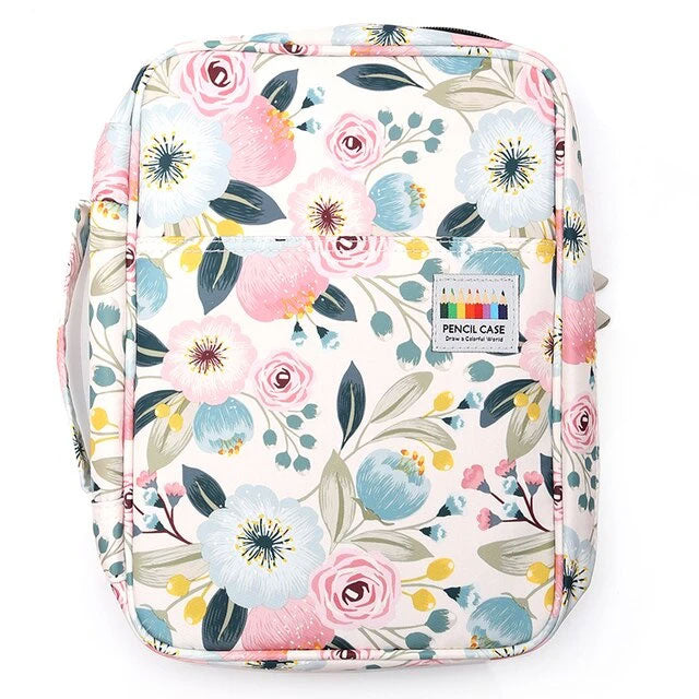 A flower Dainyaw travellers patterned pencil case - Stationery Island