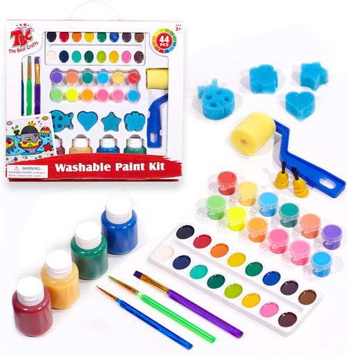 The TBC Tempera washable kids paint, which is a set of 42 - Stationery Island