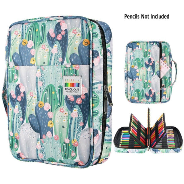 A cactus Dainyaw travellers patterned pencil case - Stationery Island