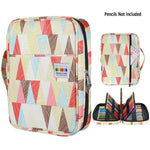 A triangles Dainyaw travellers patterned pencil case - Stationery Island