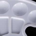 A plastic artists palette with thumb hole - Stationery Island