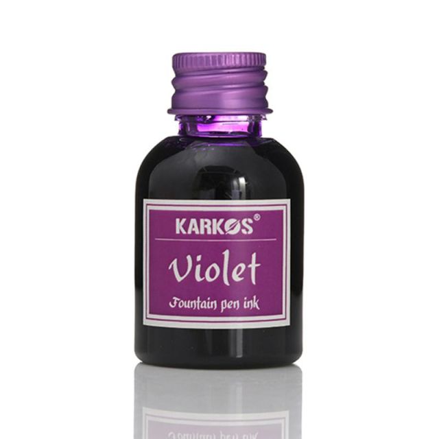 A violet pure colourful 30ml pen ink bottle - Stationery Island
