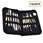14 pieces in a bag included in the clay sculpting tool kit - Stationery Island
