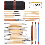 30 pieces with a bag included in the clay sculpting tool kit - Stationery Island
