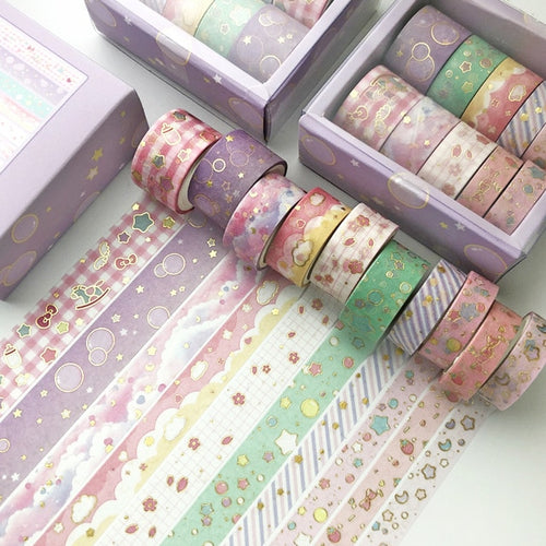 A set of 10 super cute washi tape - Stationery Island