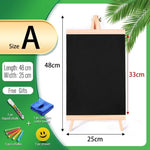 The measurements of the size A mini chalkboard easel with 5pcs chalks and 1 pc eraser included - Stationery Island