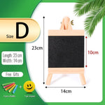 The measurements of the size D mini chalkboard easel with 5pcs chalks and 1 pc eraser included - Stationery Island