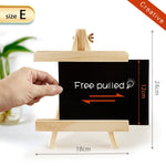 The black chalkboard that is used, can be free pulled from the easel - Stationery island