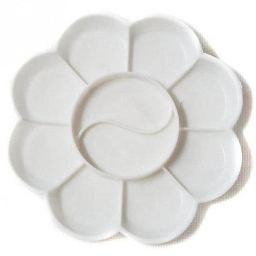 A white flower paint palette - Stationery Island