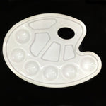 A plastic artists palette with thumb hole - Stationery Island