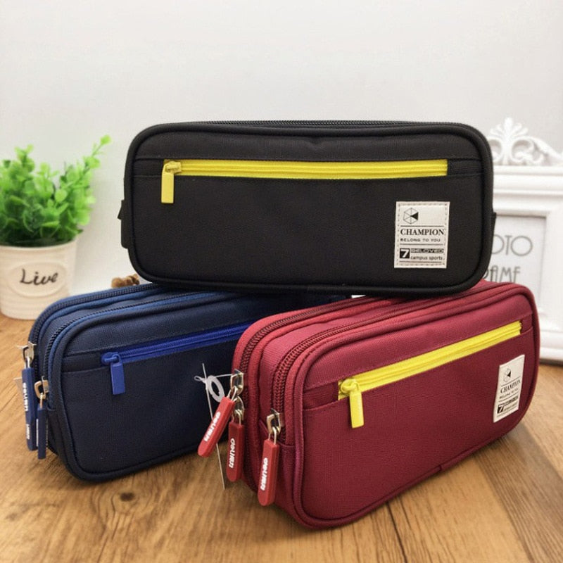Different colours of the zipper pencil case - Stationery Island