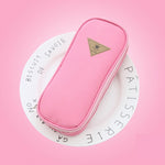 A pink large capacity pencil case - Stationery Island